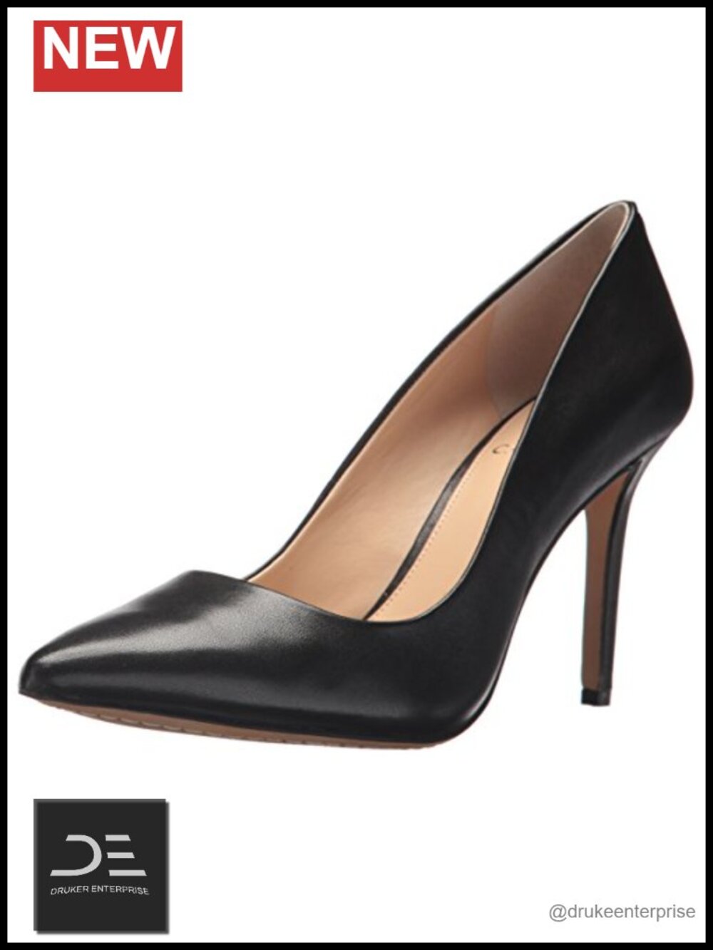 Vince Camuto Women's Savilla Classic Pumps, Pointed Toe Stiletto Heels, Leather
